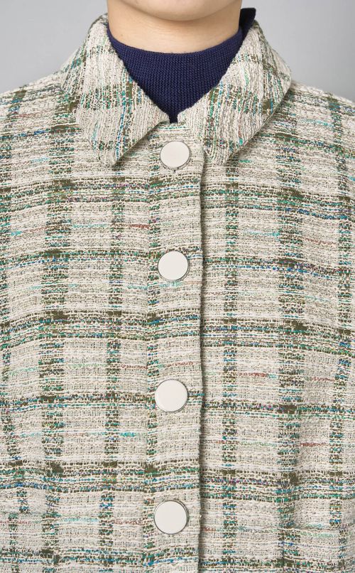 チェックツイードジャケット