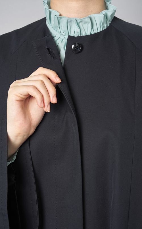 【別注】ギャザーフレアロングコート