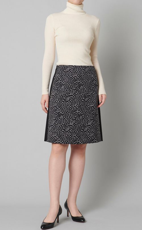 モノトーンツイードスカート