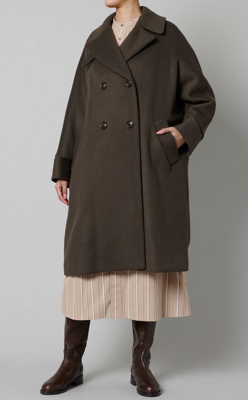 ウールダブルテントコート