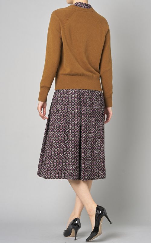 ウールクルーネックニットプルオーバー