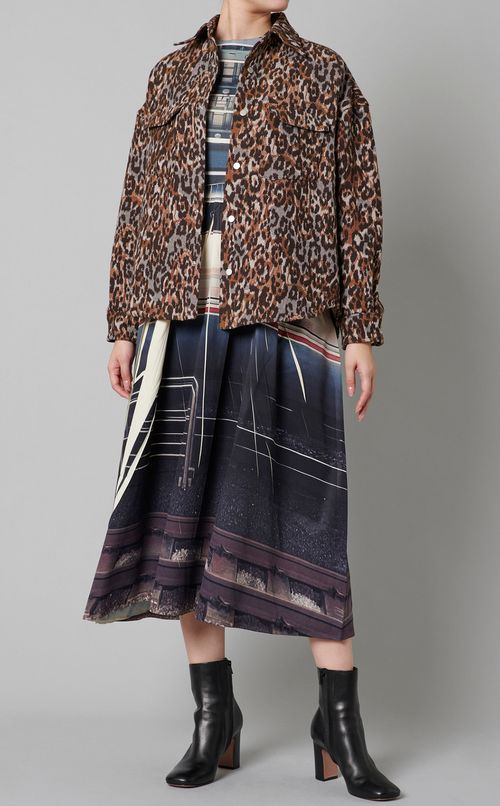 ダイレクトプリントリブワンピース