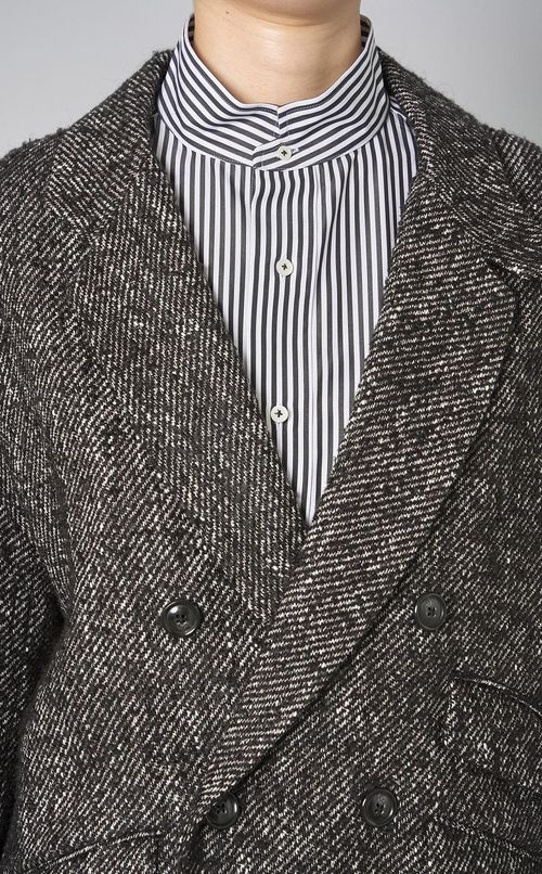 ツイードダブルジャケットコート