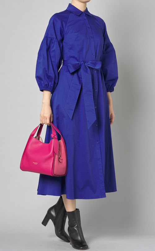 KNOTTカラーブロックレザーバッグ