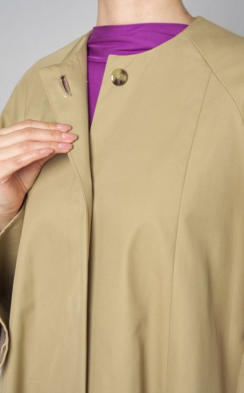 【別注】ギャザーフレアロングコート