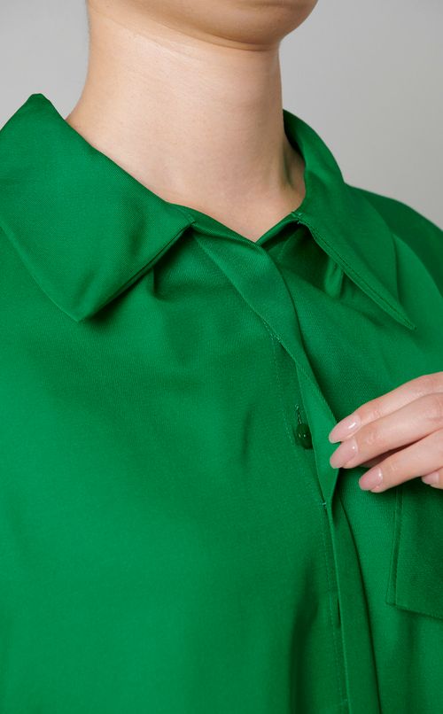 シルクフレアブラウス