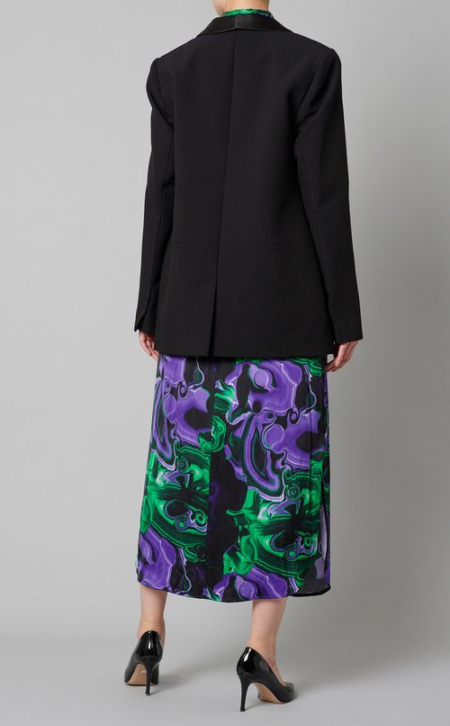 クリスタルボタンタキシードジャケット