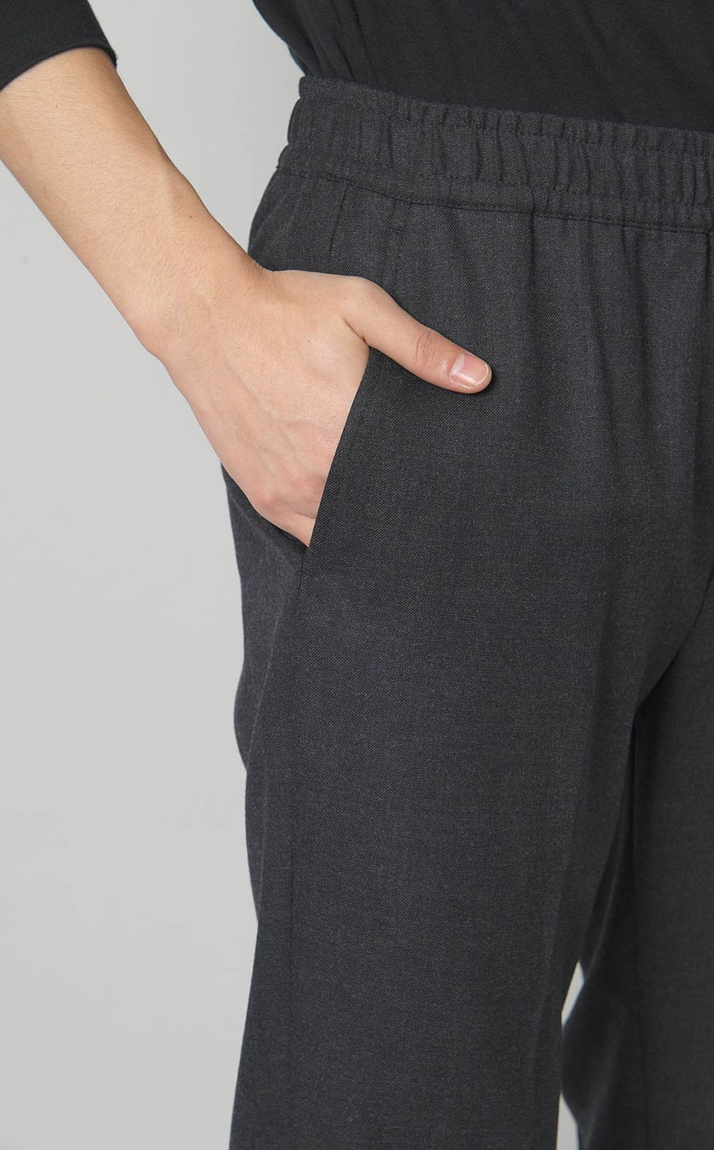 ウールポリイージートラウザー