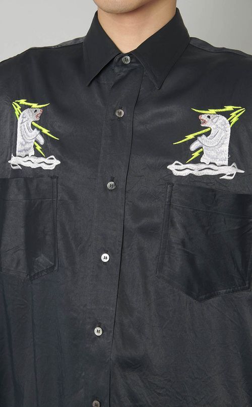 エンブロイダリースカシャツ