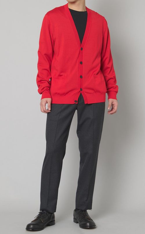 エクストラファインメリノカーディガン