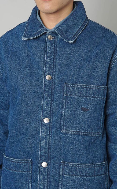 パテッドデニムワークジャケット