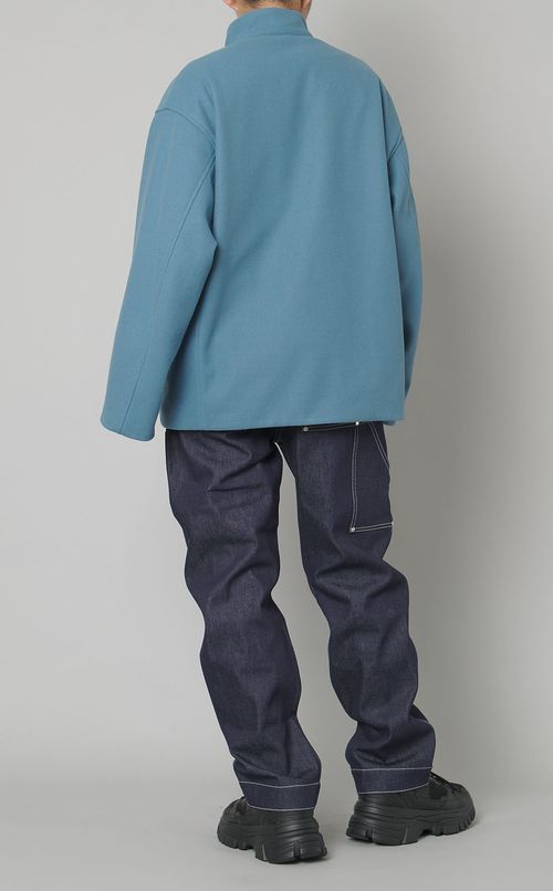 リバーシブルスタンドブルゾン