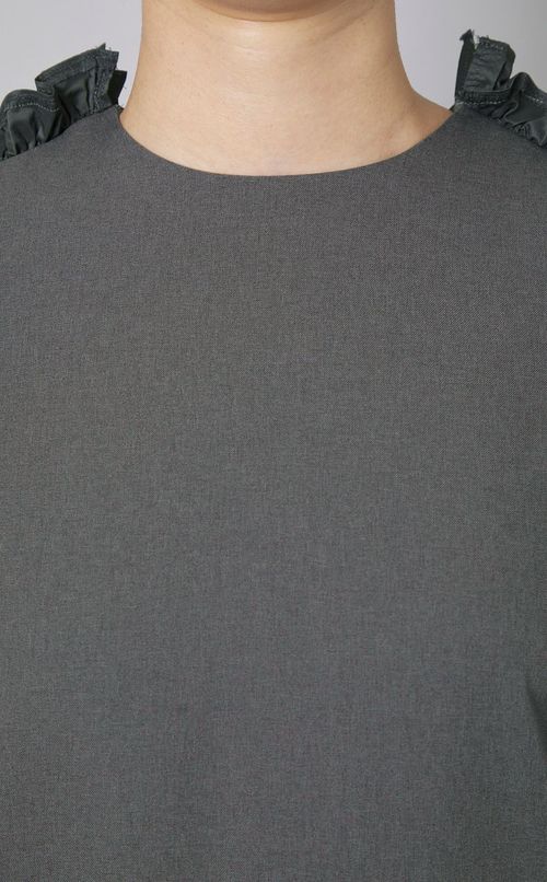 サイドタフタフリルワンピース