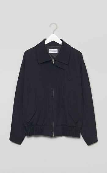 カルゼジップアップボンバージャケット