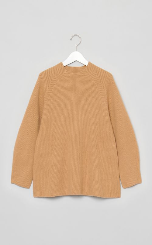 ウォームキャッシュウールクルーセーター