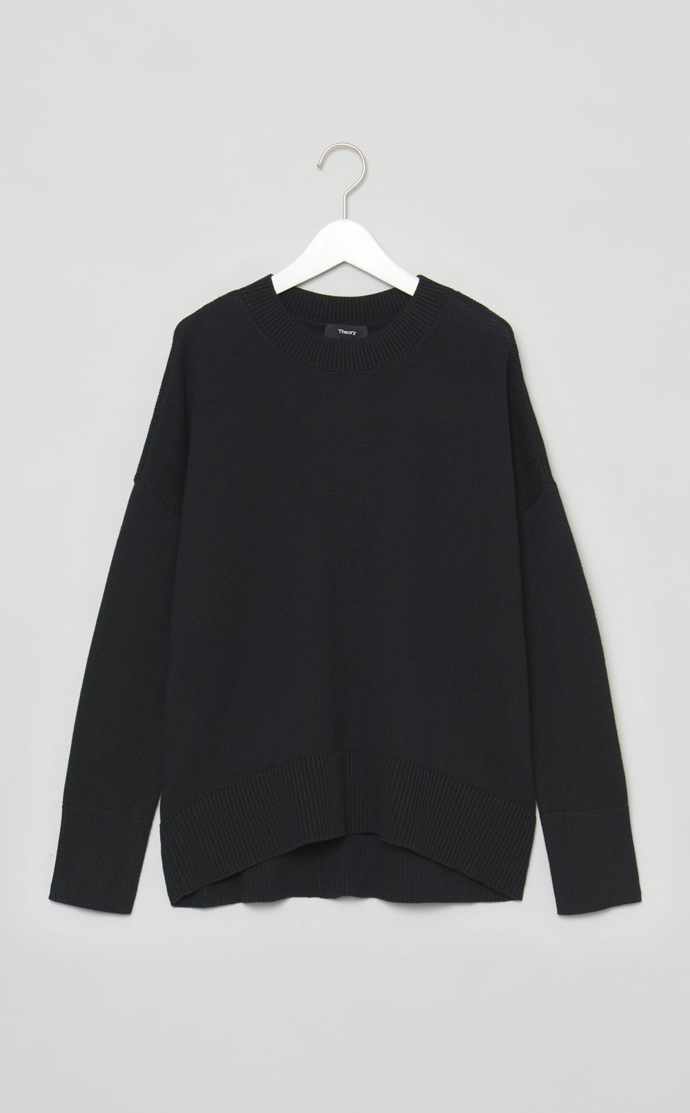 ウールコットンクルーニット