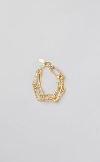 ゴールドカラーチェーンブレスレット