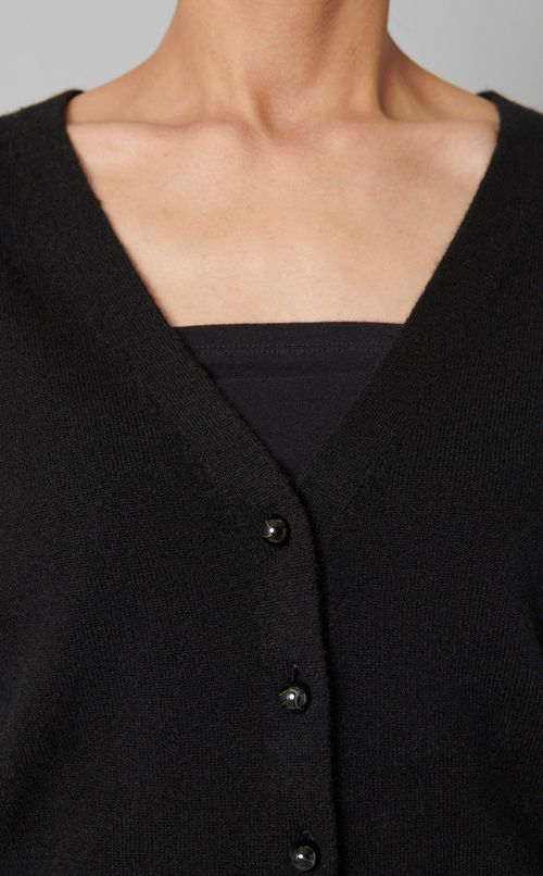 ウールVネックカーディガン