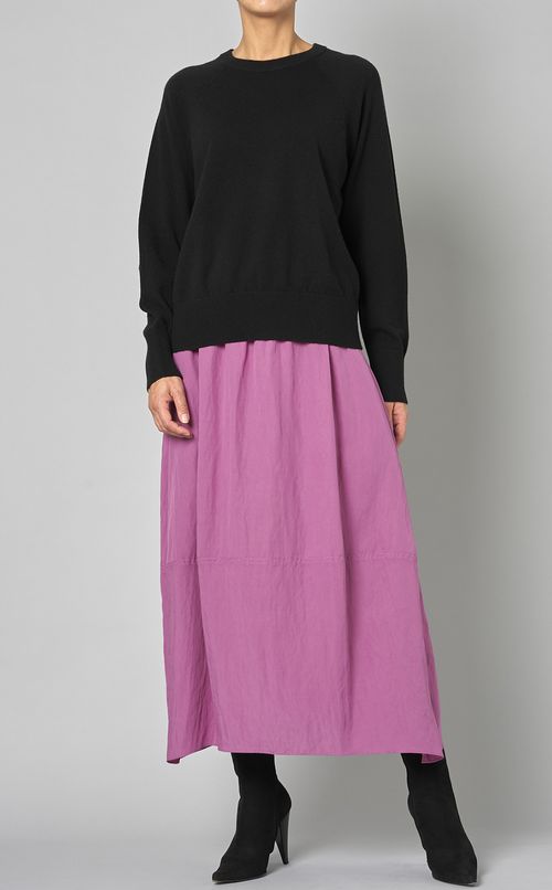 ウールクルーネックニットプルオーバー