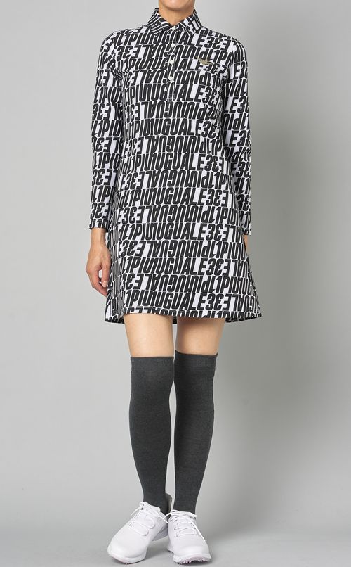 【手洗い可】ロゴプリントワンピース