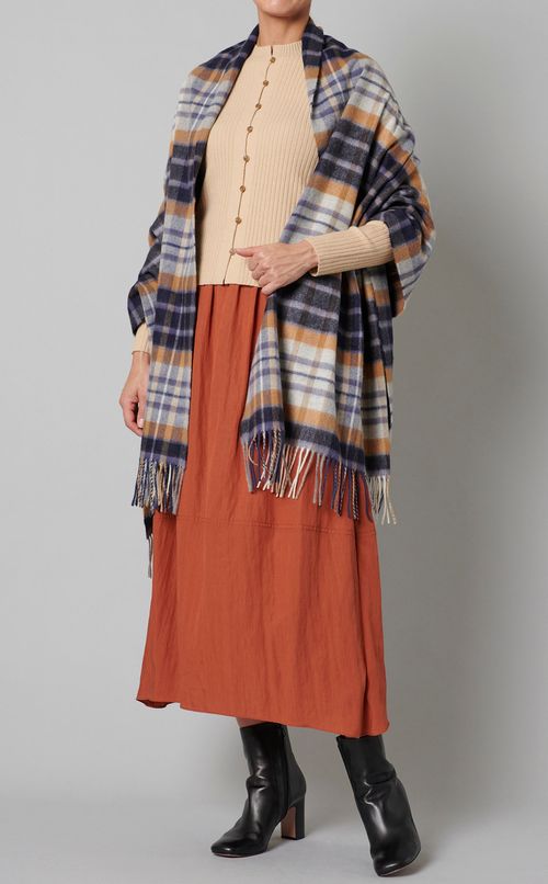 カシミヤ大判ストール