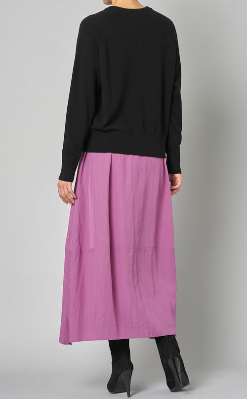 ウールクルーネックニットプルオーバー