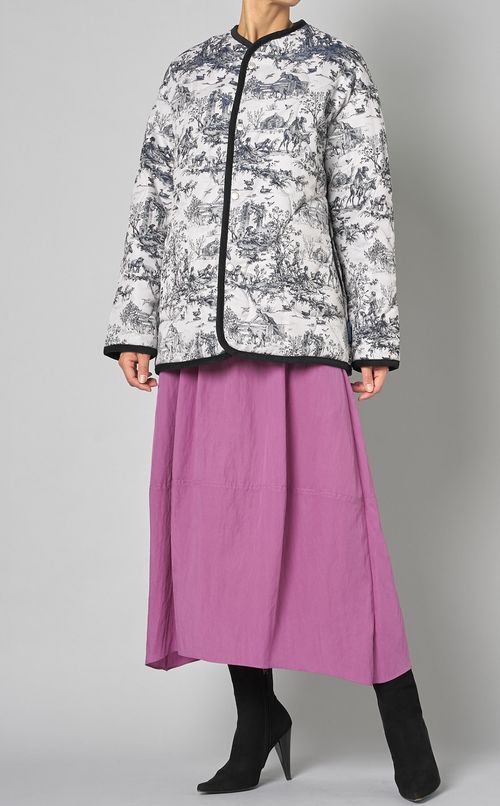 ジャガードショップコート