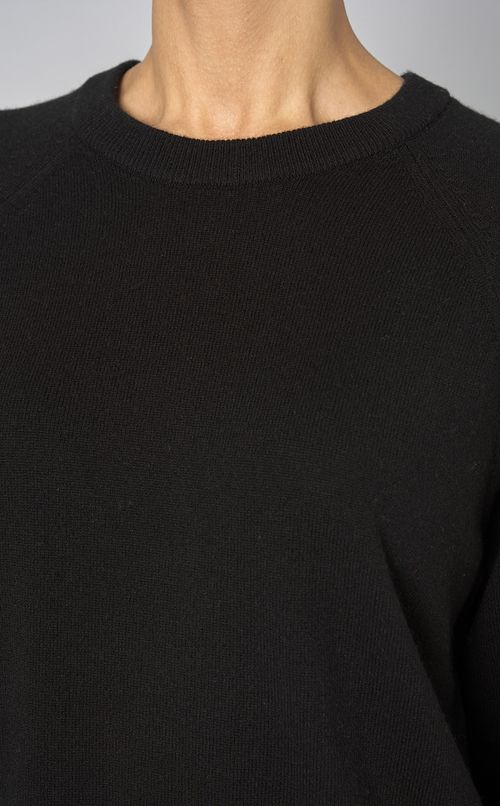 ウールクルーネックニットプルオーバー