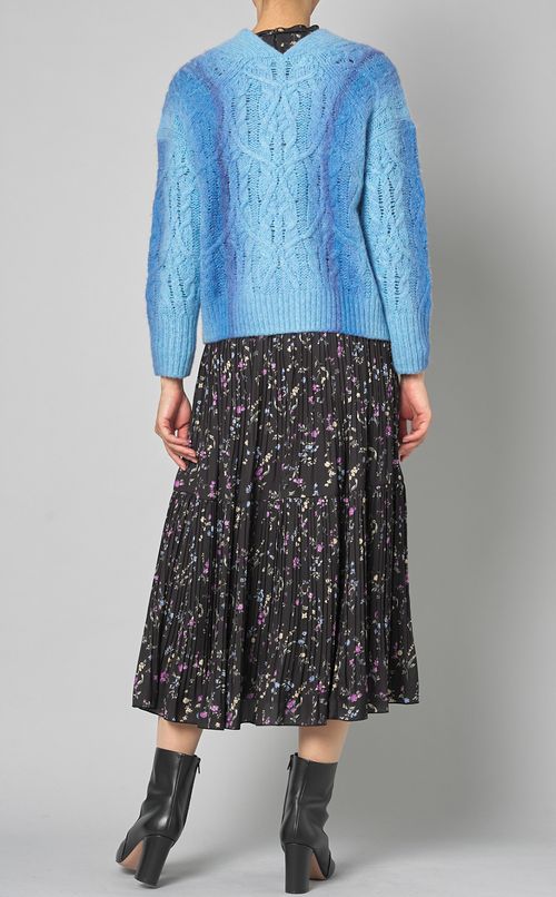 グラデーションVネックカーディガン