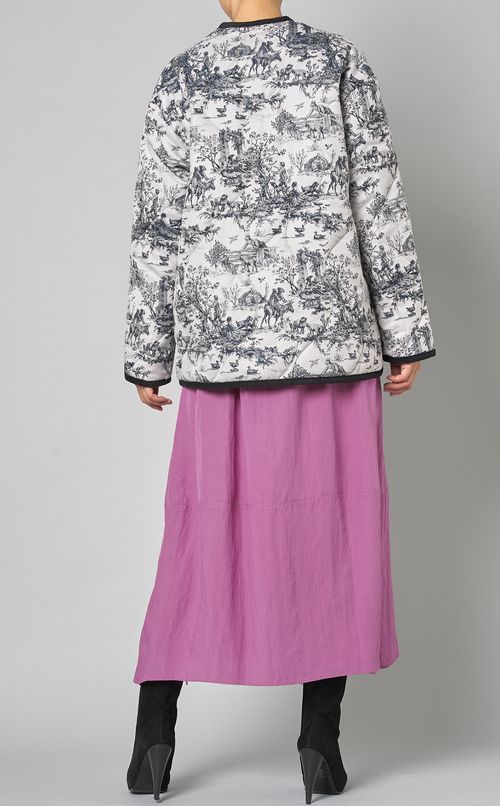 ジャガードショップコート