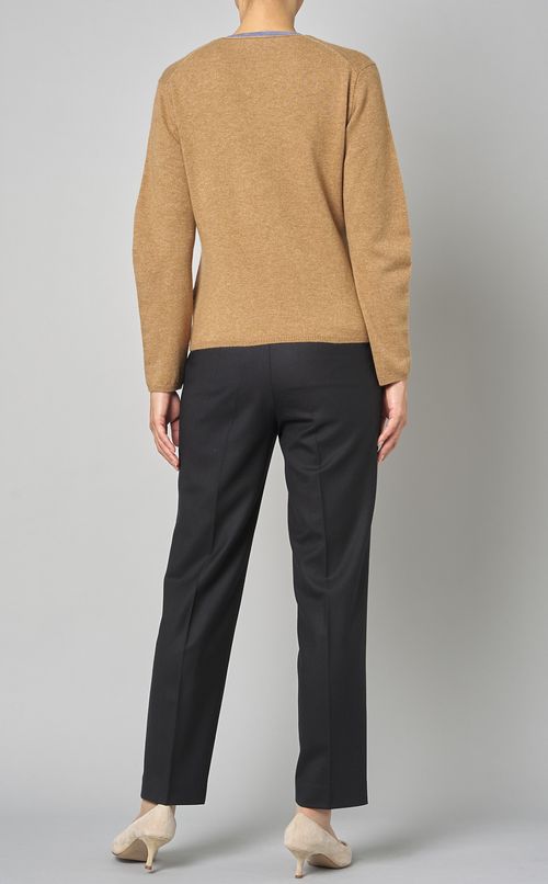 ウールVネックカーディガン