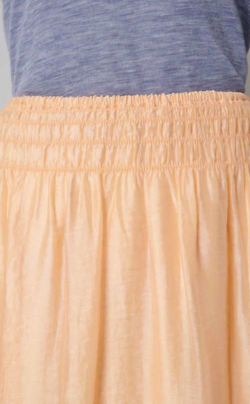 ギャザーウエストフレアスカート