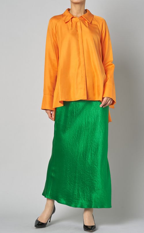 シルクフレアブラウス