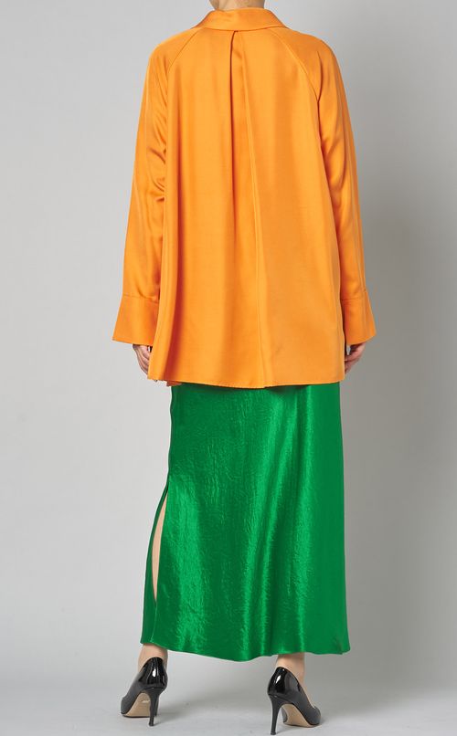 シルクフレアブラウス