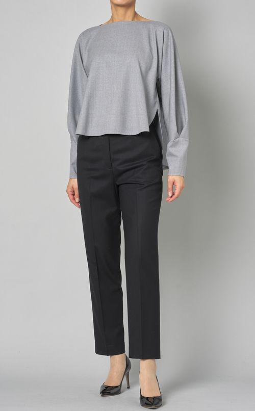 ストレッチサキソニーペンシルパンツ