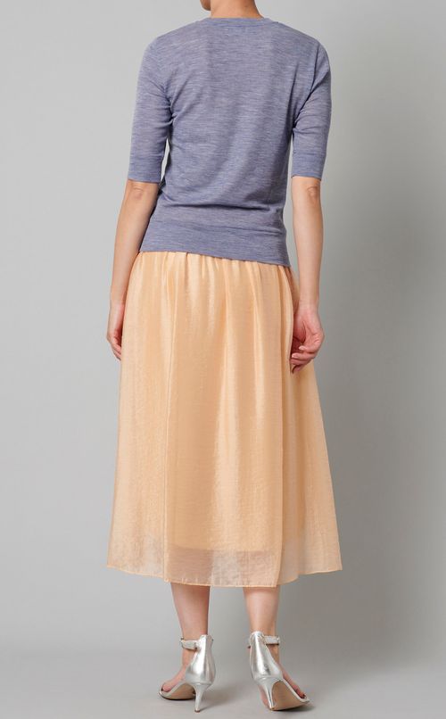 ウールクルーネックニットプルオーバー