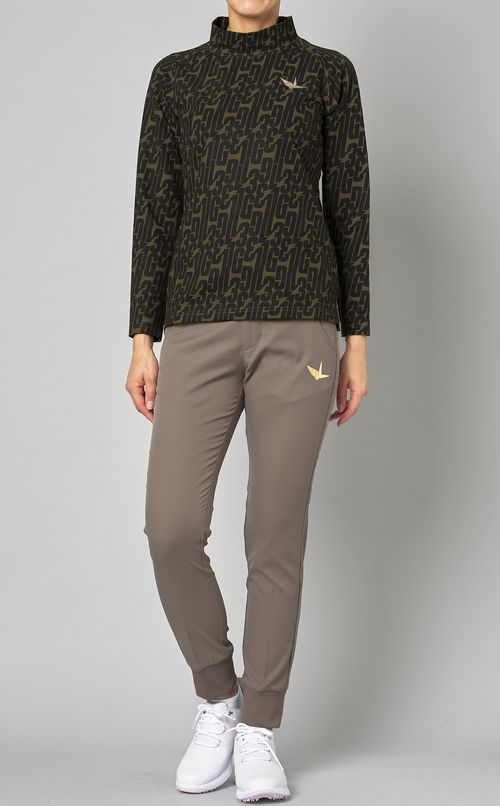 【手洗い可】モックネックプルオーバー