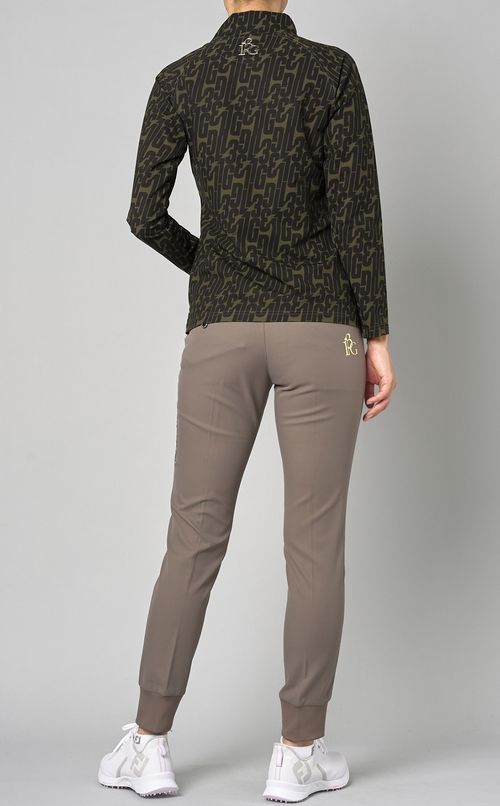 【手洗い可】スリムリブパンツ