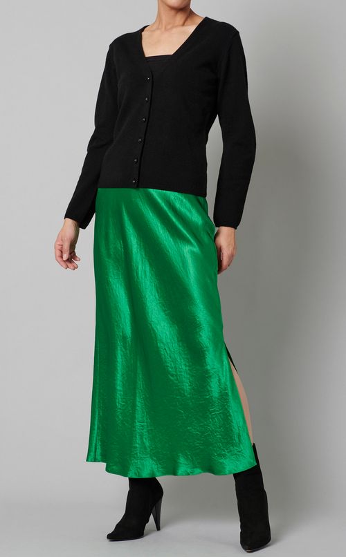 ウールVネックカーディガン