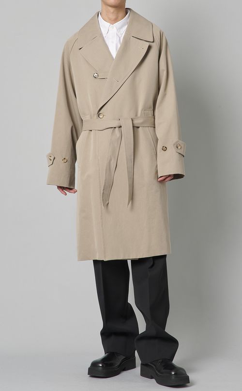 ウォッシュドシャンブレーギャバコート