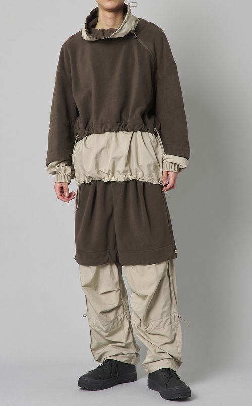 フリースプルオーバートップス