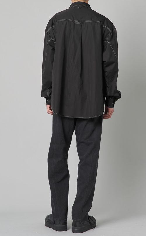 オーバーサイズサファリシャツ