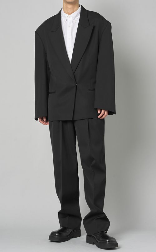 ダブルウエストウールトラウザー