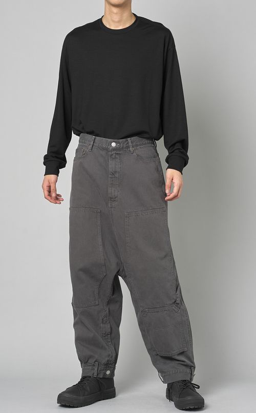 ダブルエンドセルビッチデニムパンツ