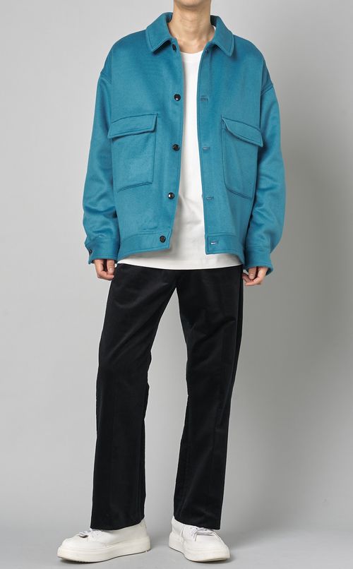 ライトメルトンショートブルゾン