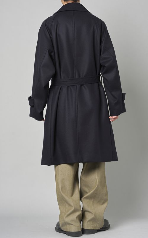 ウールライトメルトンオーバーコート