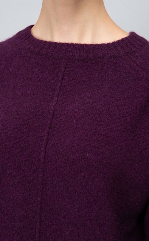 センターシームニットプルオーバー