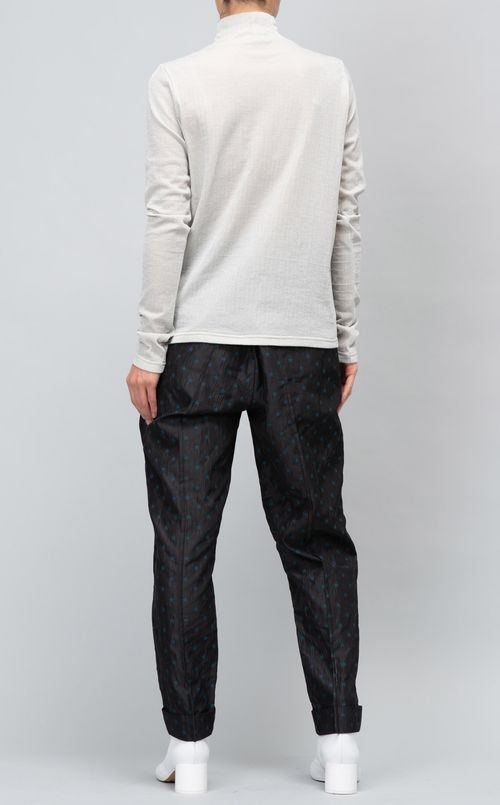 コットン混ラメカットソー