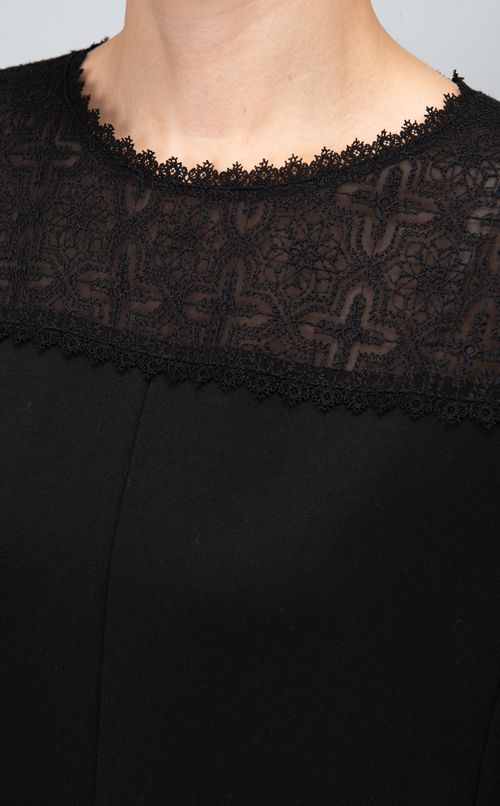 ヨークレースカットソーワンピース