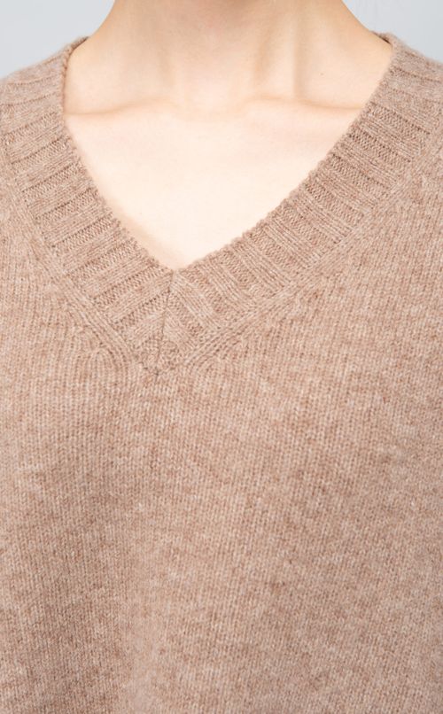 Aラインニットプルオーバー